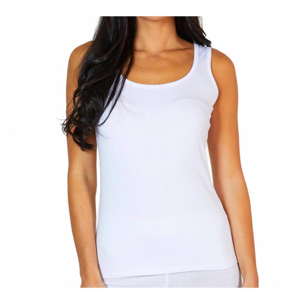 NEW ANGEL APPAREL viscose tank top in white